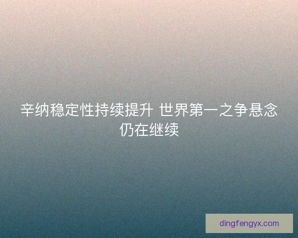 辛纳稳定性持续提升 世界第一之争悬念仍在继续